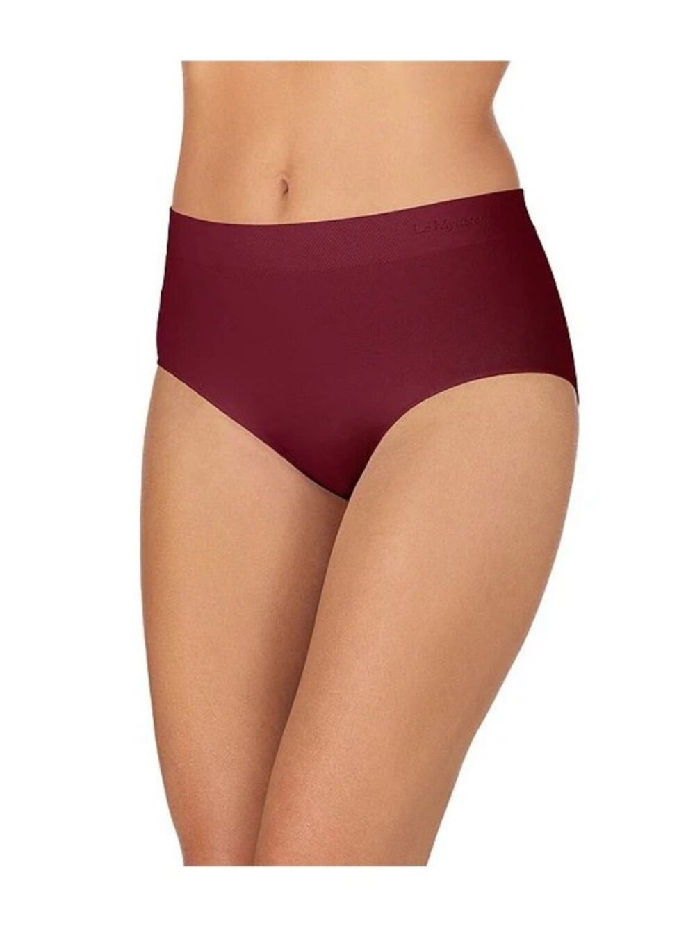 Le Mystere Seamless Infinite Comfort Silky Brief Panties Mulberry S M 6 8 NEW
